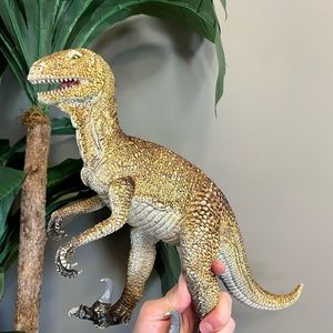 Vintage Large Dinosaur Toy Dino Dromaeosaurids Figure Velociraptor Deinonychus